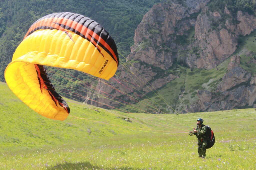 Параплан в Чегеме